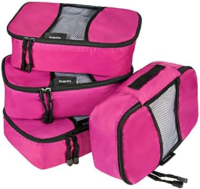 Bagpake 4 Set Packing Cubes-Travel Luggage Packing Organizers-4 Small