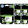 5 Pack of HP OEM 564XL Inkjet Cartridges. Not for use in Photosmart Plus printers.