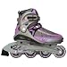 Sporting Goods : Women's Roller Derby Hybrid G700 In-Line Skates - Black/ Gray/ Titanium/ Lavender