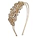 LUX ACCESSORIES Ornate Filigree Flower Headband