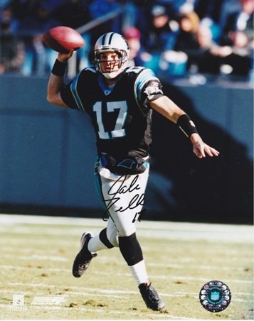 Jake Delhomme Autographed/Hand Signed Carolina Panthers 8x10 Photo