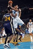 Utah Jazz v New Orleans Hornets: David West and Paul Millsap Photographic Poster Print by Layne Murdoch, 8x12