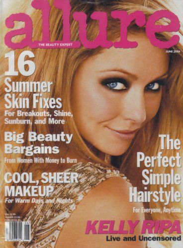 Allure Magazine Kelly Ripa June 2004 Issue