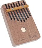 Zither Heaven 8 Note Black Walnut Thumb Piano (Kalimba)