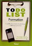 Acheter le livre To Do List Formation