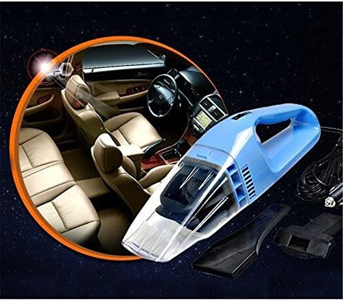 60W Mini Portable Rechargeable Wet Dry 12V Car Auto Vacuum Cleaner Blue