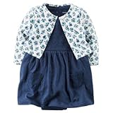 Carter's(カーターズ) 2ピースボディスーツドレス&カーディガンセット ネイビー ワンピース 3ヶ月【並行輸入】