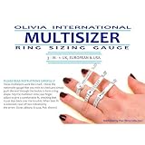 OLIVIA International Multi Sizer 3-In-1 Ring Sizer Gauge