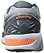 Saucony Men's Hurricane ISO 2 Running Shoe, Grey/Charcoal/Orange, 11.5 M US