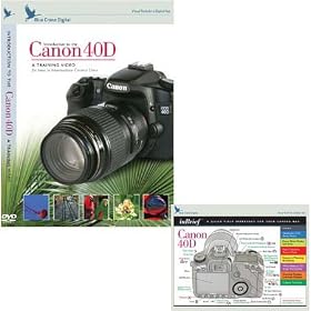 Blue Crane Digital BC614 Canon EOS 40D Instructional DVD and inBrief Reference Card Combo