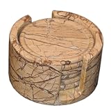Marina Forest Marble Coaster Set of 6 Coasters Felted Bottom