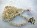 Harmony and Well Being - Moonstone Yoga Meditation Mala 108 Prayer Beads on String with Om Pendant