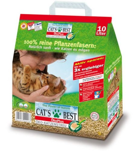Cat's Best 28440 &Ouml;ko Plus Katzenstreu, 10 Liter