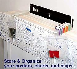 Poster & Chart Organizer: Deluxe Starter Kit (SnapTab WallFile System)