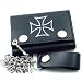 Silver Iron Cross Chain Wallet