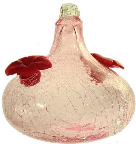 Bird Brain Lavender Crackle Hummingbird Feeder