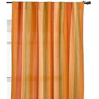 Park B. Smith Churchill Stripe 40 by 84 Inverted Tab Window Panel, Tuscany