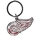 NHL Siskiyou Sports Fan Shop Detroit Red Wings Chrome & Enameled Key Chain One Size Team Colors
