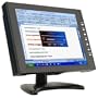 12,1 Zoll Touchscreen TFT LCD Monitor VGA AV, Schwarz