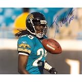 Reggie Nelson Autographed Jacksonville Jaguars (Teal Jersey) 8x10 Photo