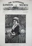 1877 Woman Lady Engagement Ring Country Giullano Art