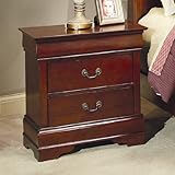 Nightstand Louis Philippe Style in Cherry Finish