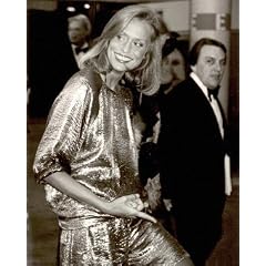 LAUREN HUTTON #2 - SCHWARZ-WEISS - Filmfoto - MITTELGROSS - 14x11" (36x28cm)