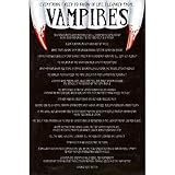Everything I Know In Life I Learned From Vampires Art Poster Print  24x36
