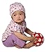 Zutano Baby-Girls Newborn Violetta Hat, White, Newborn/Preemie