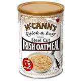 McCANN'S Quick & Easy Steel Cut Oats Canister, 24-Ounce (Pack of 6)