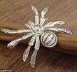 Brooch, 'Gossamer Spider'