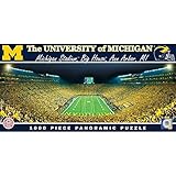 Masterpieces NCAA Michigan Wolverines Stadium Panoramic Jigsaw Puzzle (1000-Piece)