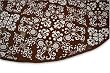 Booginhead Splat Mat, Brown Flourish
