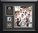 Oakland Athletics 2004 A Piece of the Season Framed 8x10 Team Photograph with Game Used Base