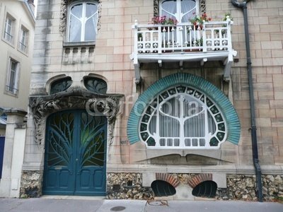 Wallmonkeys Peel and Stick Wall Decals - Art Nouveau - 36