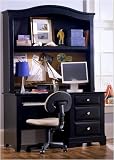 Vaughan-Bassett BB16 Series Desk and Chair Set Cottage 52 W Computer Desk and Hutch with Optional D