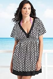 Pure Cotton Bold Spot Print Kaftan