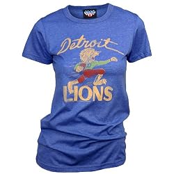 Detroit Lions Women's Retro Vintage T-Shirt