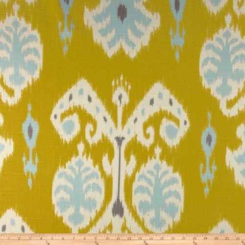 Home Accents Caftan Ikat Citron Fabric