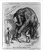 Historic Print (L): What a trifle may embroil nations! British lion to American eagle...