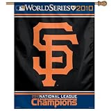 MLB 2010 San Francisco Giants NLCS Champ 27-by-37 inch Vertical Flag