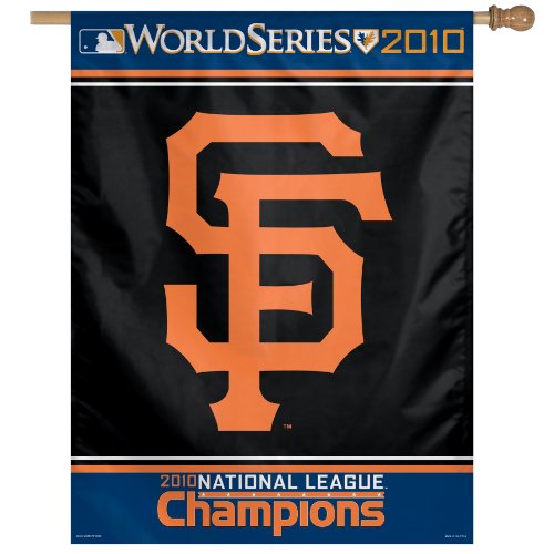 MLB 2010 San Francisco Giants NLCS Champ 27-by-37 inch Vertical Flag