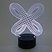 Optical Illusion 3D Crisscross Rings Lighting by Playtime 123 is a Great Nightlight with a Soft Subtle Glow for Kids. These Eco-friendly Laser Cut Precision LED Lights Make Beautiful Gifts for Mom and Amazing Desk Lamps for Dad. Start Enjoying your very own Multicolored USB Powered Light Today!