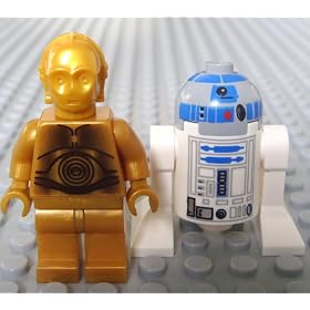Lego Star Wars Mini Figure - C-3PO & R2-D2 (2 Pack)