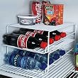 STACKABLE ROLL DOWN WATER BOTTLE RACK