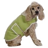 Suede Shearling Coat - MD Lime Green