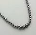 Magnetic Hematite Necklace, Pearl Beads, 18