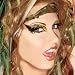Cami Glitter Eyes False Eyelashes Professional Army Military Costume Exotic Eyes