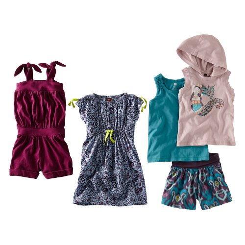 Tea Collection Girls 2-6X Water Goddess 5-Piece Dress Set