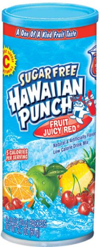 Hawaiian Punch Fruit Juicy Drink Mix, Red, 2.1-Ounce (Pack of 6)